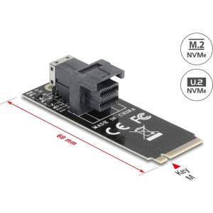 Delock Адаптер Delock, M. 2 гнездо с отвор тип M, SFF-8643 NVMe 2260