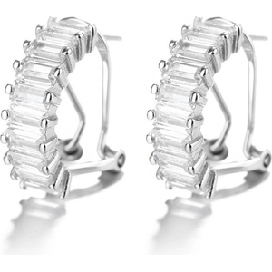 Silenti Jewelry Сребърни обеци "Лъскавина