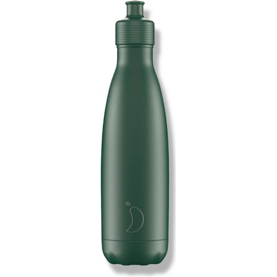Chilly's Bottles matná zelená športová edícia Original 500 ml