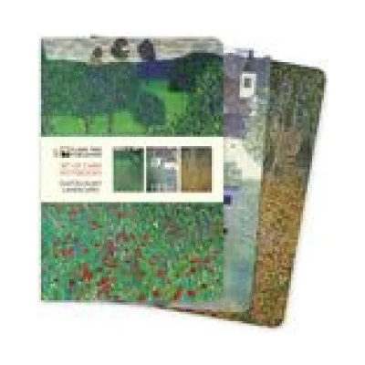 Flame Tree Publishing Gustav Klimt: Landscapes Set of 3 Midi Notebooks | Flame Tree Publishing