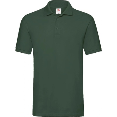 Fruit of the Loom polokošile pánská Premium polo tmavě zelená