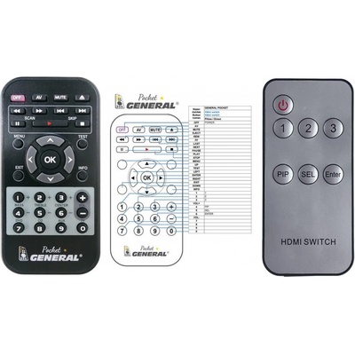 Dálkový ovladač General HDMI Switch