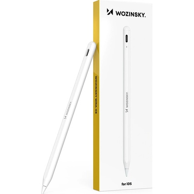 Wozinsky WRA-08 Stylus pre iPad s rýchlym nabíjaním cez USB-C biely