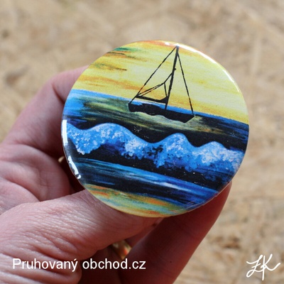 North Star na Kapverdách - button neboli placka