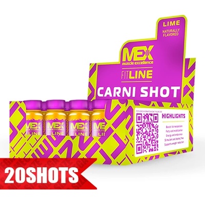MEX Фет бърнър MEX Carni-Shot 3.5k, 20 ампули