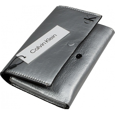 Calvin Klein dámská kabelka clutch s řetízkem stříbrná