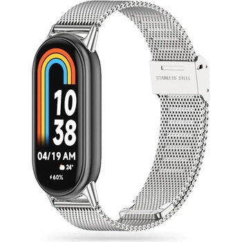 Tech-Protect Каишка Tech-Protect MilaneseBand за Xiaomi Smart Band 8 / 8 NFC, сребриста (9490713935170)