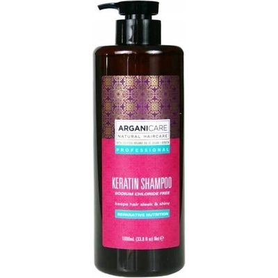 Arganicare Keratínový šampón na vlasy s keratínom 1000 ml