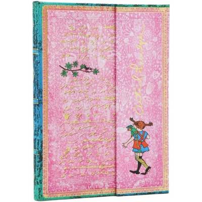 Paperblanks Тефтер Pippi Longstocking, Midi, широки редове, (1570181599)