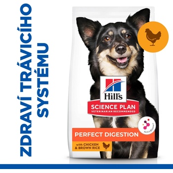 Hill's Science Plan Perfect Digestion pre malých dospelých psov 1,5 kg