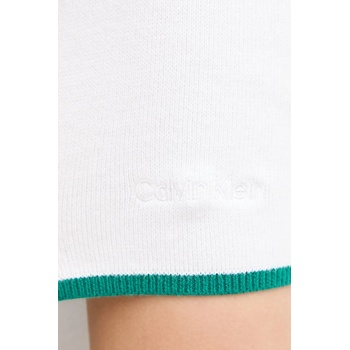 Calvin Klein Jeans Тениска с яка Calvin Klein Jeans дамска в бяло LV044D304G (LV044D304G)