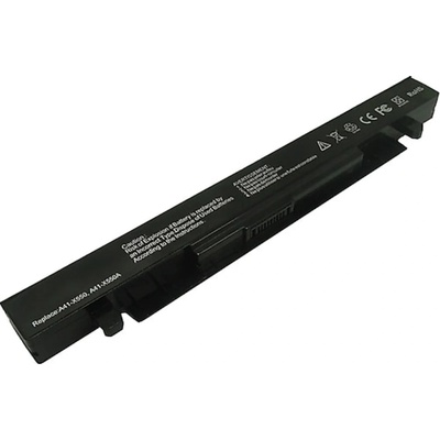 ASUS Asus, 8 клетки, 14.4V, 5200mAh, Заместител (A41-X550A)