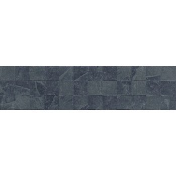 Mexen Icon Lyon Nero остъклен ректифициран гранитогрес. G1, стенна плочка 120 x 30 (TL712-120-030-52)