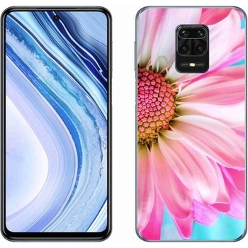 Pouzdro mmCase gelové Xiaomi Redmi Note 9 Pro - růžová květina