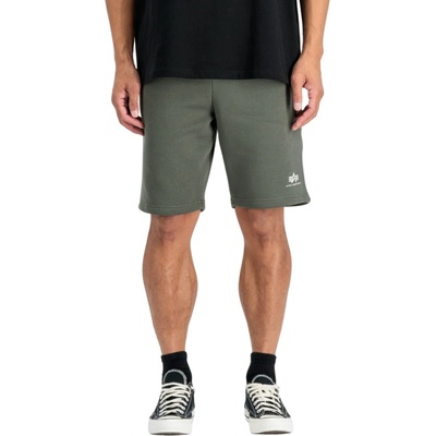 Alpha Industries pánske teplákové šortky Basic Short SL II dark olive
