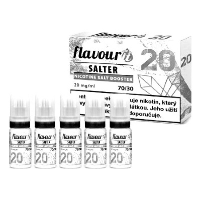 Flavourit Salter PG30/VG70 20mg 5x10ml – Zboží Mobilmania