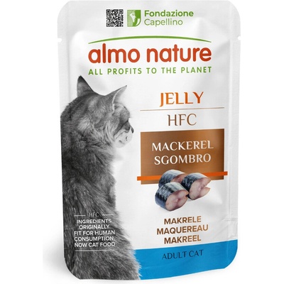 Almo Nature HFC Jelly makrela 24 x 55 g
