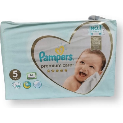 Pampers бебешки пелени, Номер 5, 11-16кг, 44броя