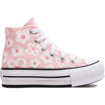 Converse Кецове Converse Chuck Taylor All Star Lift Platform Floral Embroidery A06325C Donut Glaze/Oops Pink/White (Chuck Taylor All Star Lift Platform Floral Embroidery A06325C)