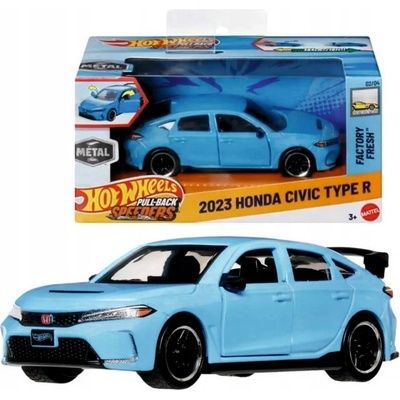 Mattel Hot Wheels Pull-Back Speeders Honda Civic Type R 2023 1:43