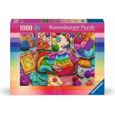 RAVENSBURGER Vintage pletenie a háčkovanie 1000 dielov