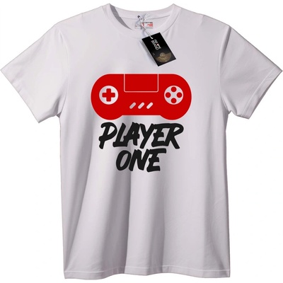 NOONEBRAND Тениска Player One Игрален Контролер - 2XL, Black