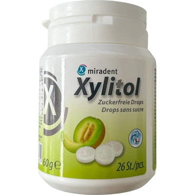 Miradent Xylitol Drops meloun 26 x 2,3 g