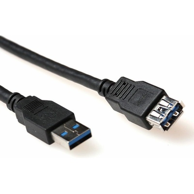 ACT SB3041 USB 3.0 A (samec) na USB A (samica) 1m černý