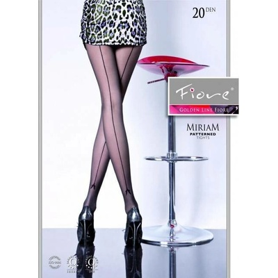 Fiore MIRIAM 20 DEN Se vzorem G5093 Černá
