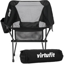 Křeslo VIRTUFIT Camping Chair Compact Černé