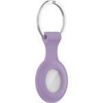  Силиконов ключодържател за Apple AirTag - ComT Icon Keyring (лилав)