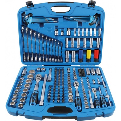 BGS technic hlavíc, Gear Lock | 6.3 mm (1/4") / 10 mm (3/8") / 12.5 mm (1/2") račne | 218 ks (BGS 2290)