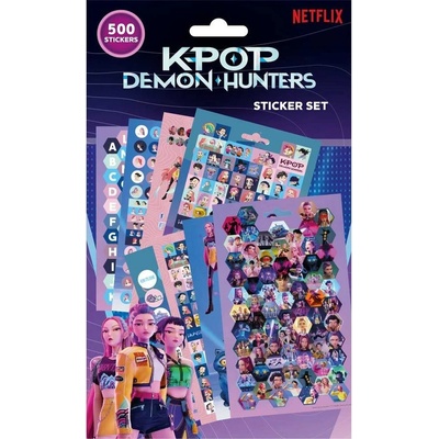 K-Pop samolepky Demon Hunters 500 ks