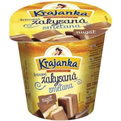 Krajanka Zakysaná smetana Nugátová 130 g – Zboží Dáma