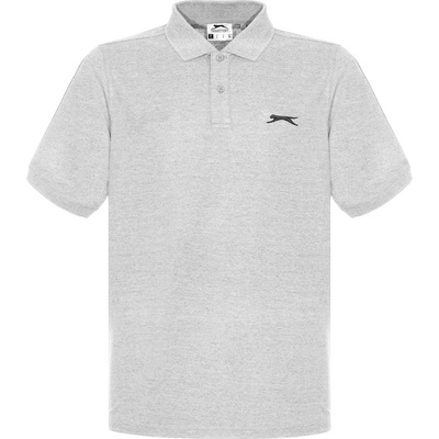 Slazenger Мъжка блуза с яка Slazenger Plain Polo Shirt Mens - Grey Marl