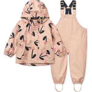 LIEWOOD Детска грейка LIEWOOD Kid's Manu Rainwear Set Rain set - Mega Cherry Heart / Rosey Mix - размер 104 (EU) (702-5857-0215)
