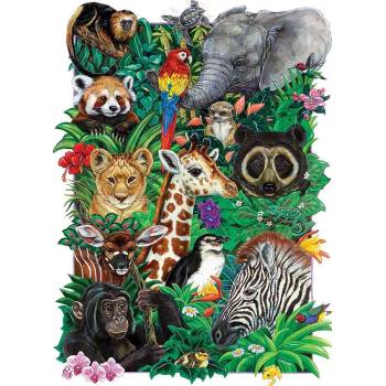 Image 1 of Cobble Hill - Puzzle Family Puzzle: Safari Babies 350 - 350 piese