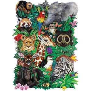 Cobble Hill - Puzzle Family Puzzle: Safari Babies 350 - 350 piese