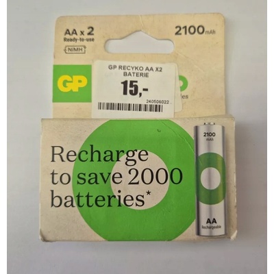 GP ReCyko AA 2100mAh 2ks 1032222211