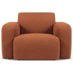 Micadoni Кафяв фотьойл от плат букле Molino - Micadoni Home (MIC_ARM_101_F1_MOLINO4)
