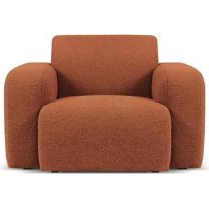 Micadoni Кафяв фотьойл от плат букле Molino - Micadoni Home (MIC_ARM_101_F1_MOLINO4)