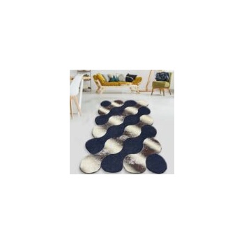 Chilai Home Килим Chilai Home 959CHL229, Полиестер, Антибактериален, 10 мм, Син/бежов - 120х180 см (959CHL2292)