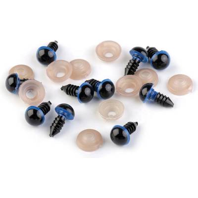 Prima-obchod Oči s pojistkou Ø12 mm, barva 1 modrá