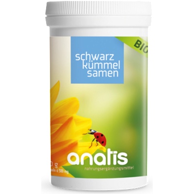 anatis Naturprodukte Био семена от черен кимион - 180 капсули