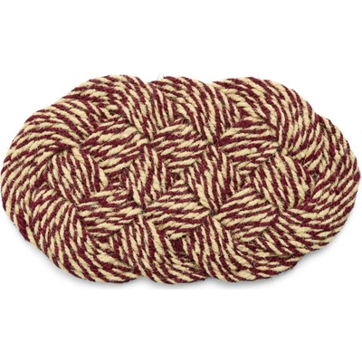 Hay Coco Swirl Bordeaux/Off-white červená 40 x 80 cm