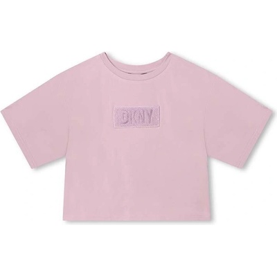 Dkny detské tričko D35T02.114.150 fialová