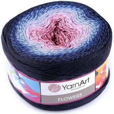 Pletací příze Flowers 250 g Varianta: 4 (273) starorůžová, Balení: 1 ks