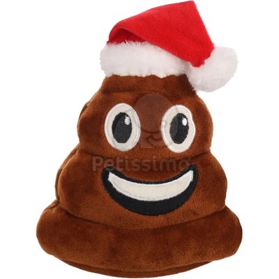 Flamingo Коледна плюшена играчка за кучета - емотикон 1 бр