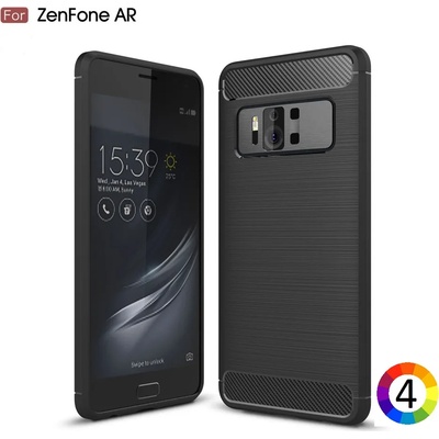 ASUS ZenFone AR ZS571KL Удароустойчив Carbon Fiber Калъф и Протектор