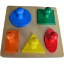 Montessori puzzle geometrické tvary